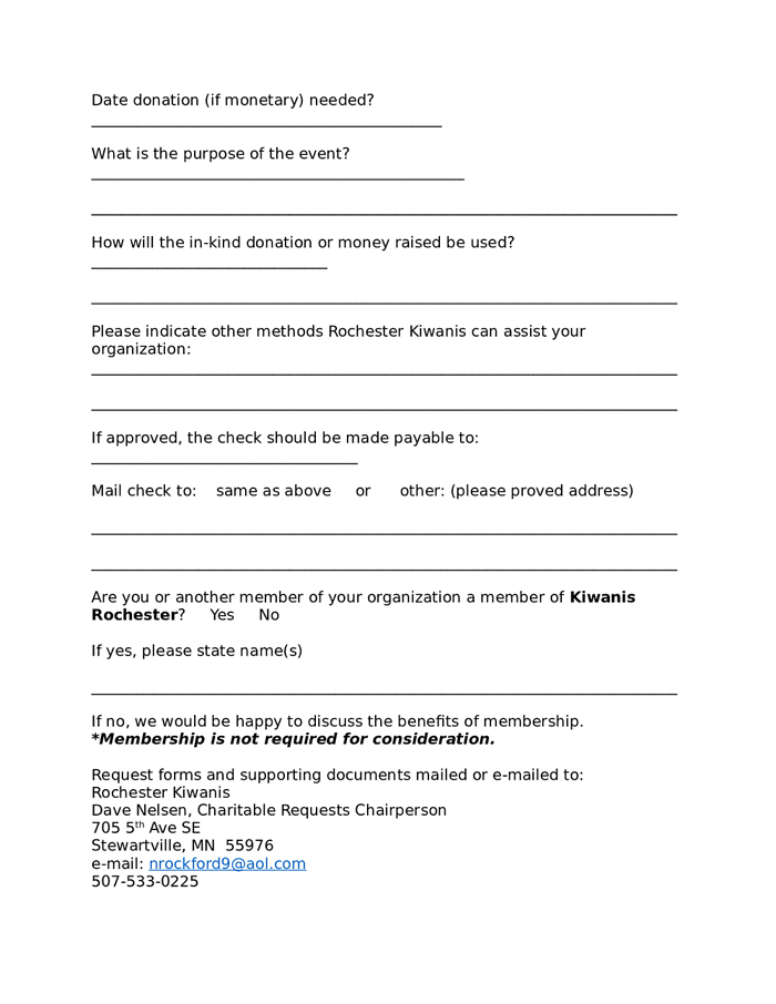BEST Netflixdonationrequestform